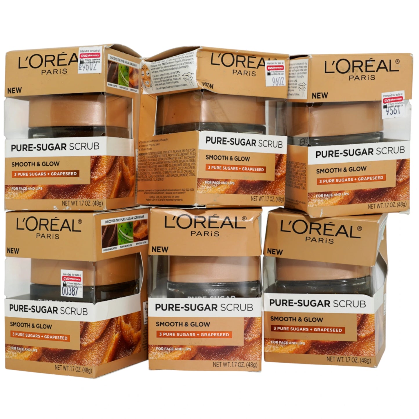 Pure Sugar Scrub With Grapeseed - Loreal | Wholesale Makeup