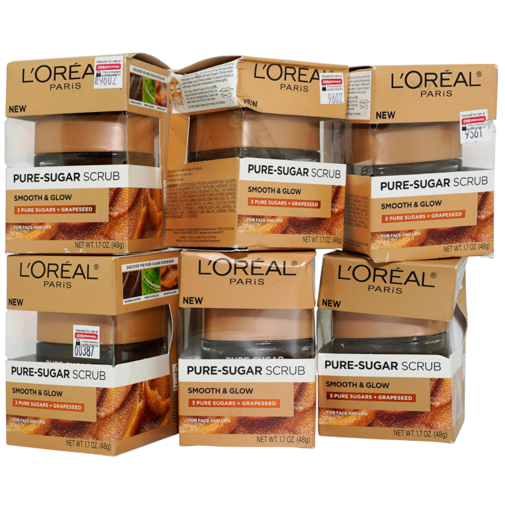 Pure Sugar Scrub With Grapeseed - Loreal | Wholesale Makeup