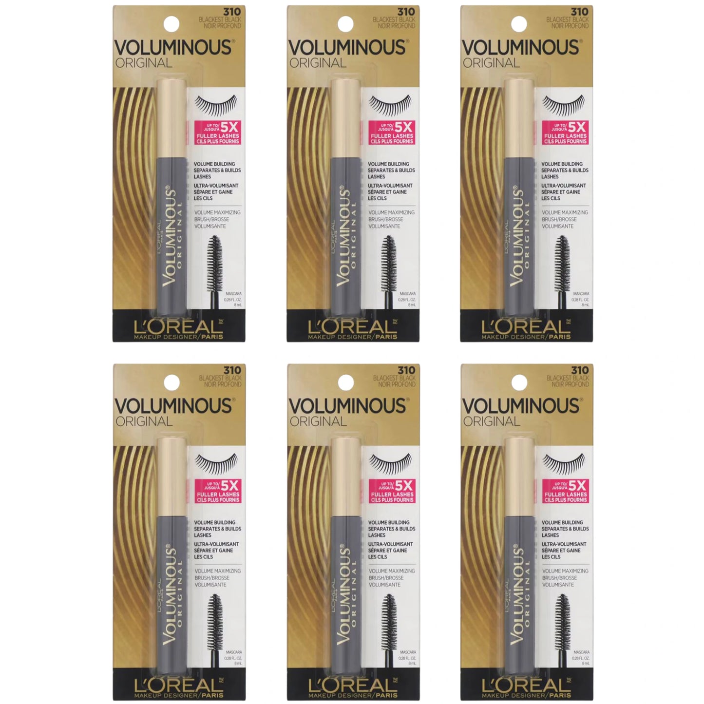 Voluminous Original Mascara 310 Black Loreal | Wholesale Makeup