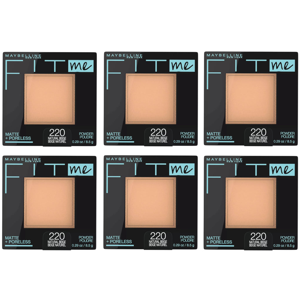 Fit Me Matte Face Powder #220 Natural Beige Maybelline | Wholesale Makeup
