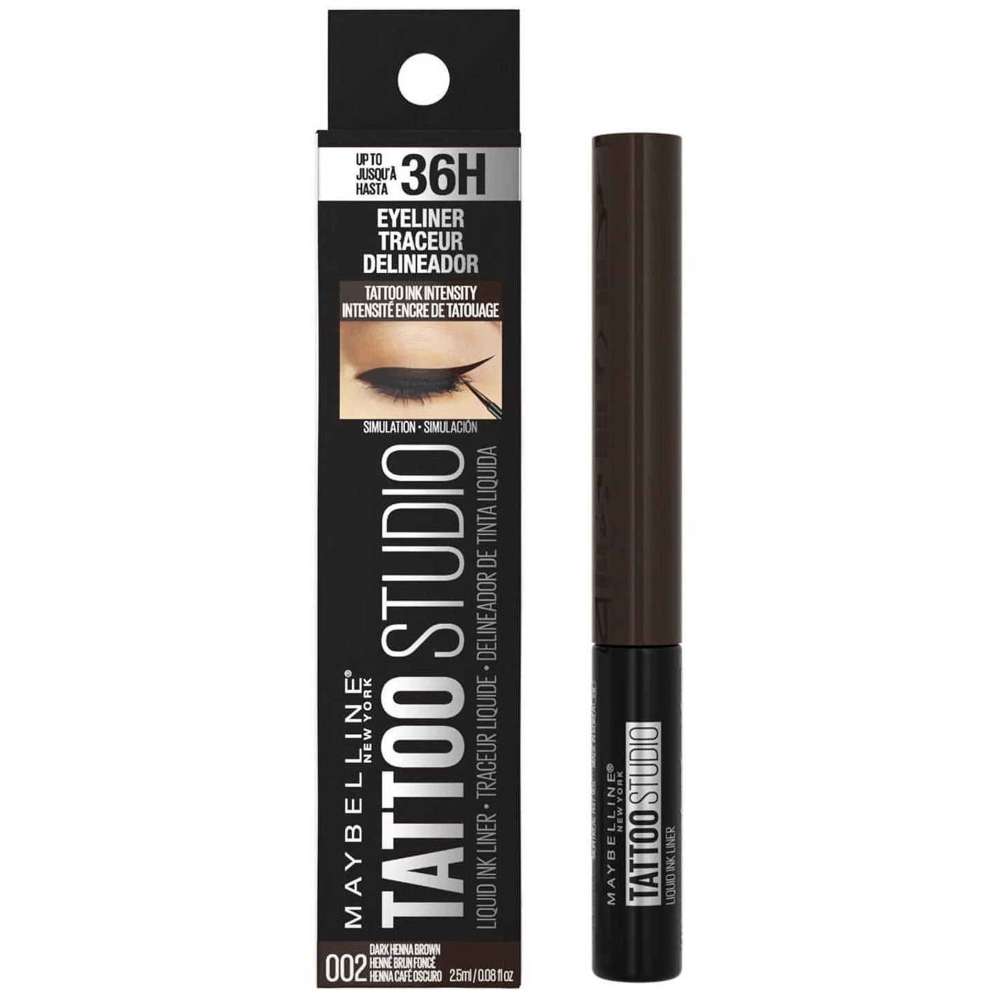 Tattoo Studio Liquid Ink Eyeliner Dark - Maybelline | Wholesale Makeup