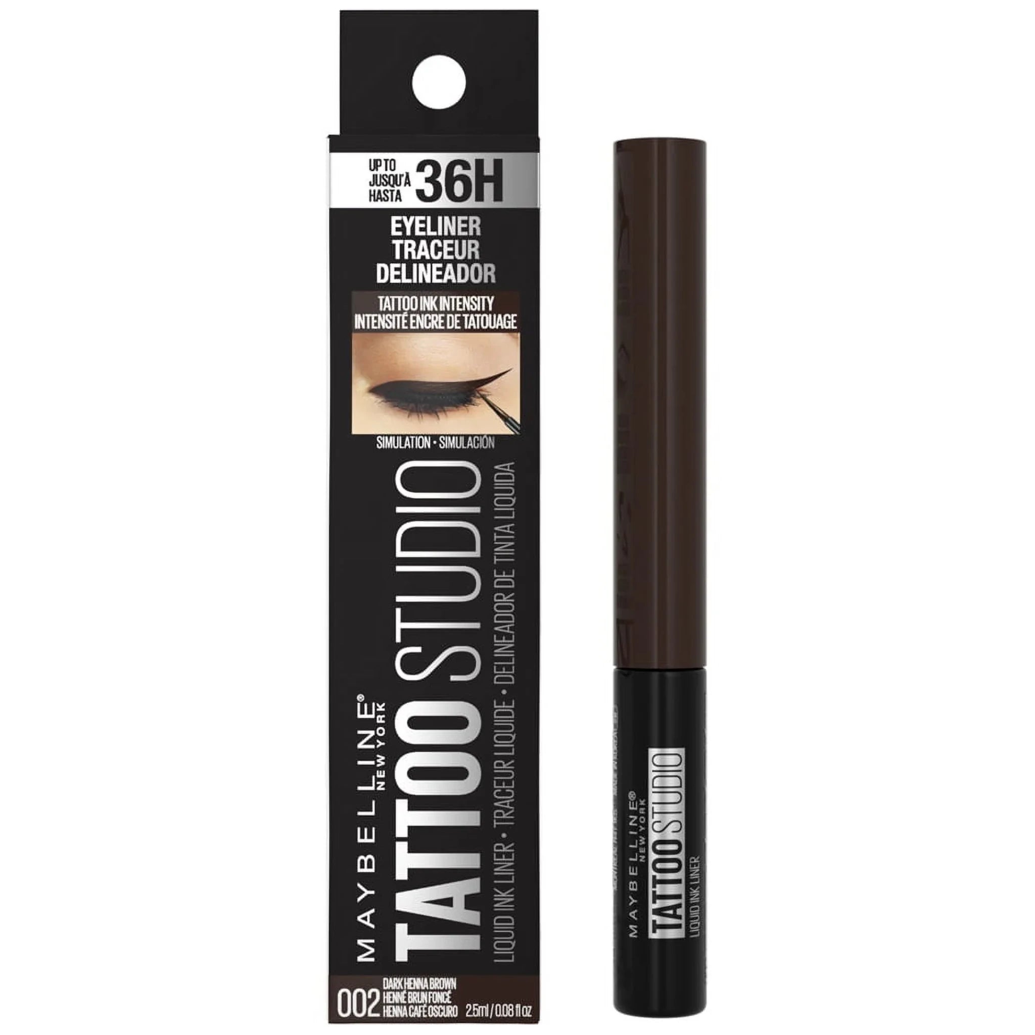 Tattoo Studio Liquid Ink Eyeliner Dark - Maybelline | Wholesale Makeup