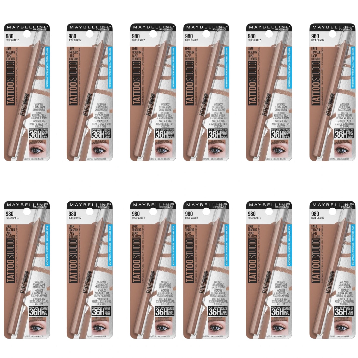 Tattoo Studio Sharpenable Eyeliner #980 Maybelline | Wholesale Makeup