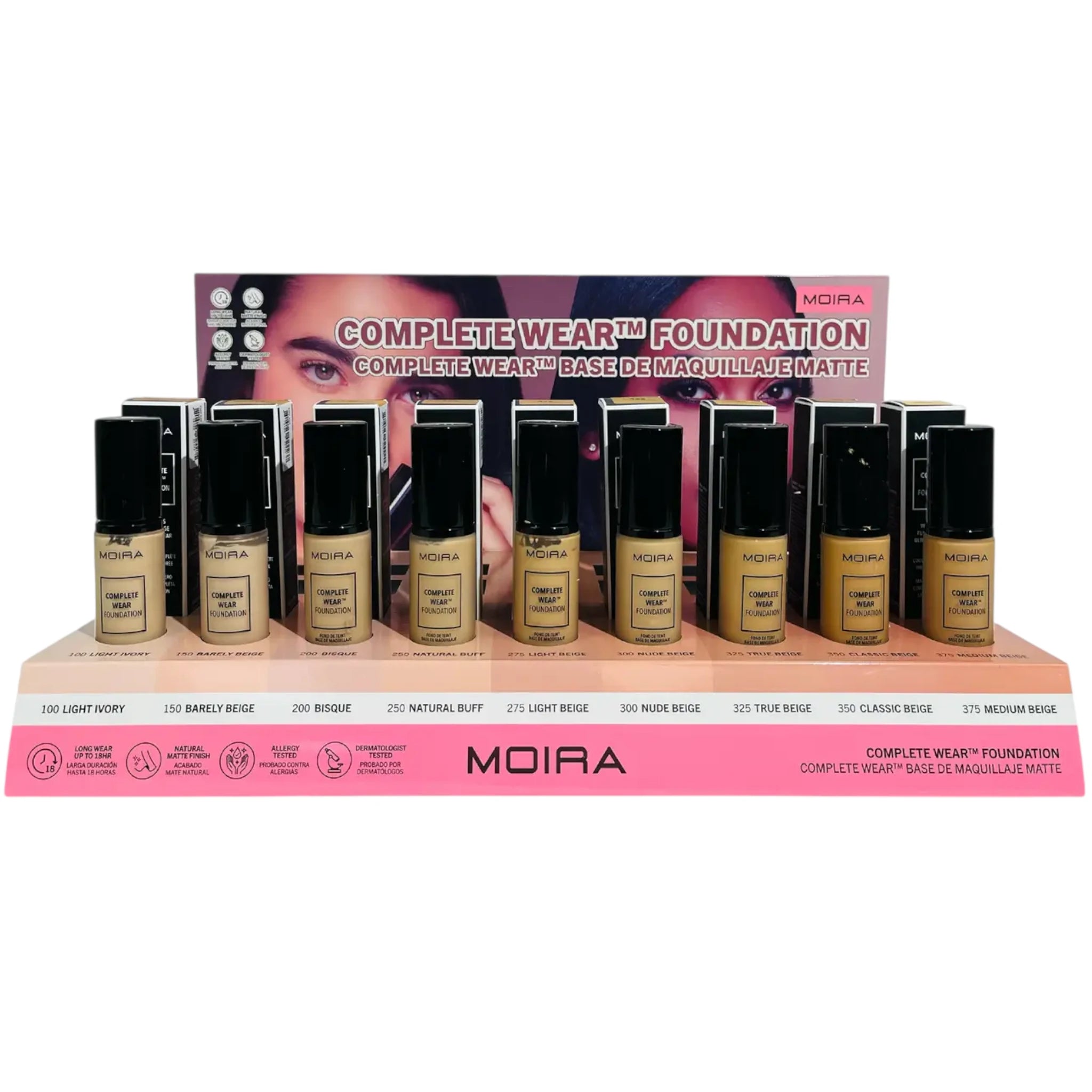 Complete Wear Foundation Moira Beauty | Wholesale Makeup