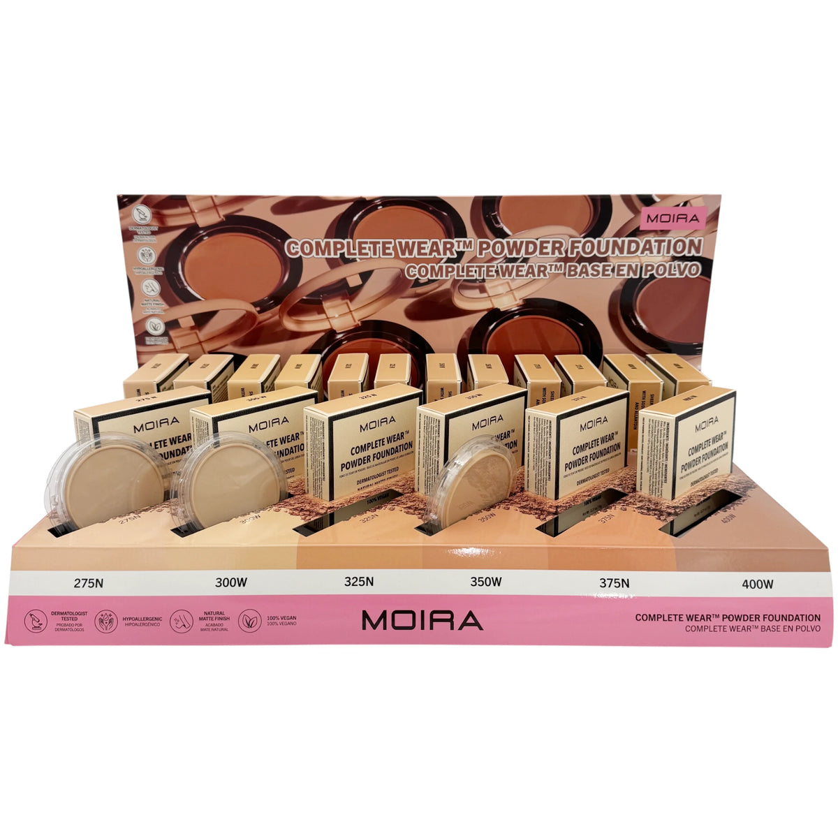 Complete Wear Powder Foundation Moira Beauty | Wholesale Makeup