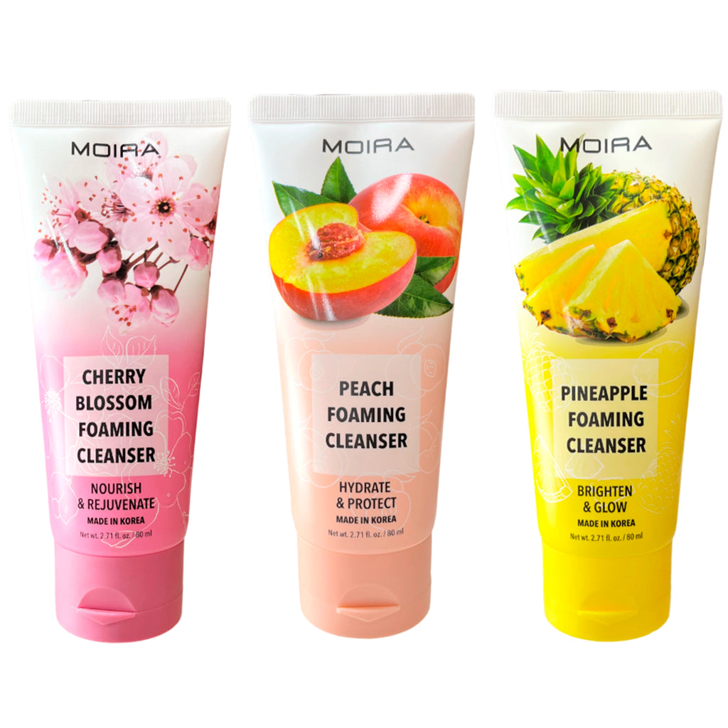 Foaming Cleanser Assorted Moira Beauty | Wholesale Makeup
