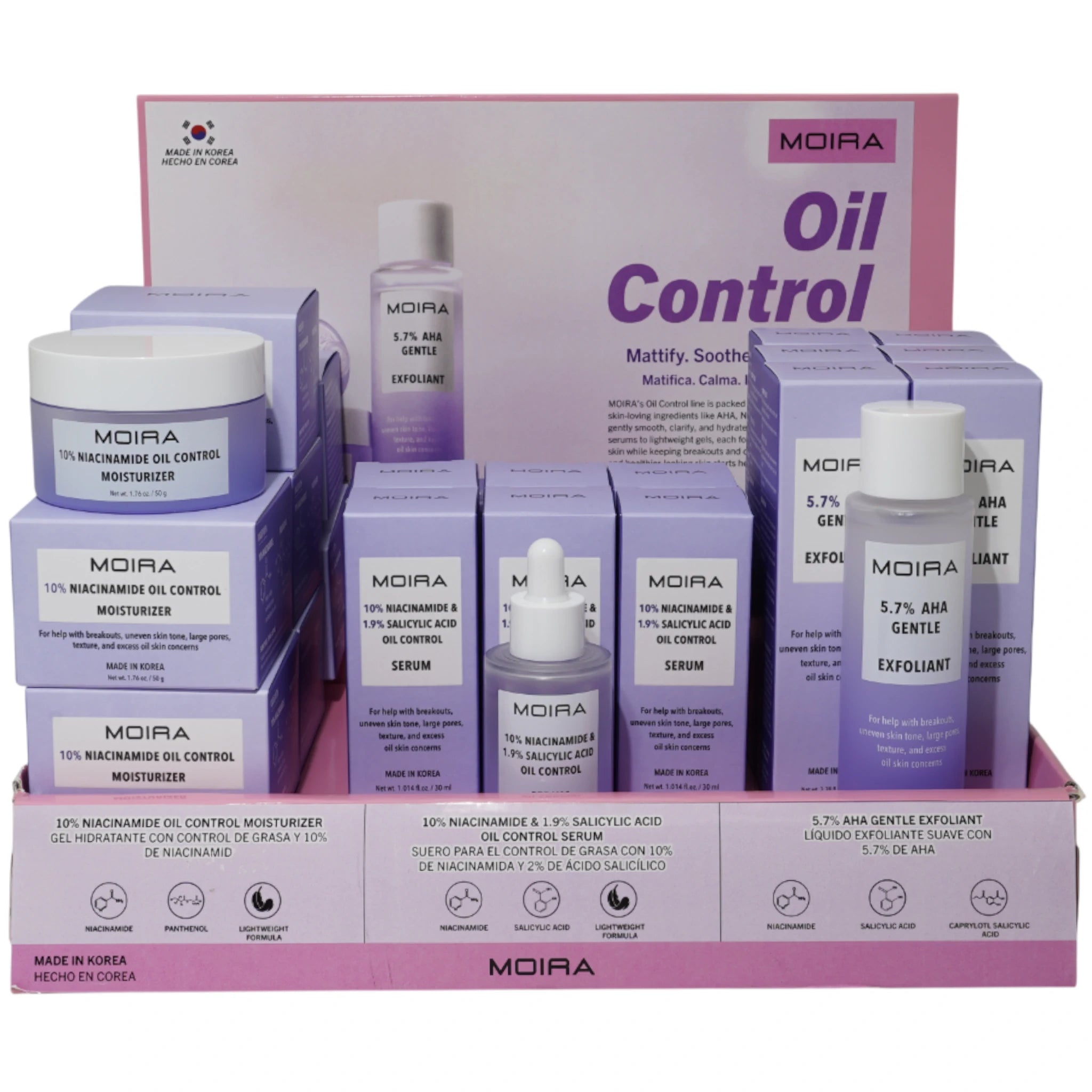 Oil Control Set Moira Beauty | Wholesale Makeup – wholesalemakeup.com