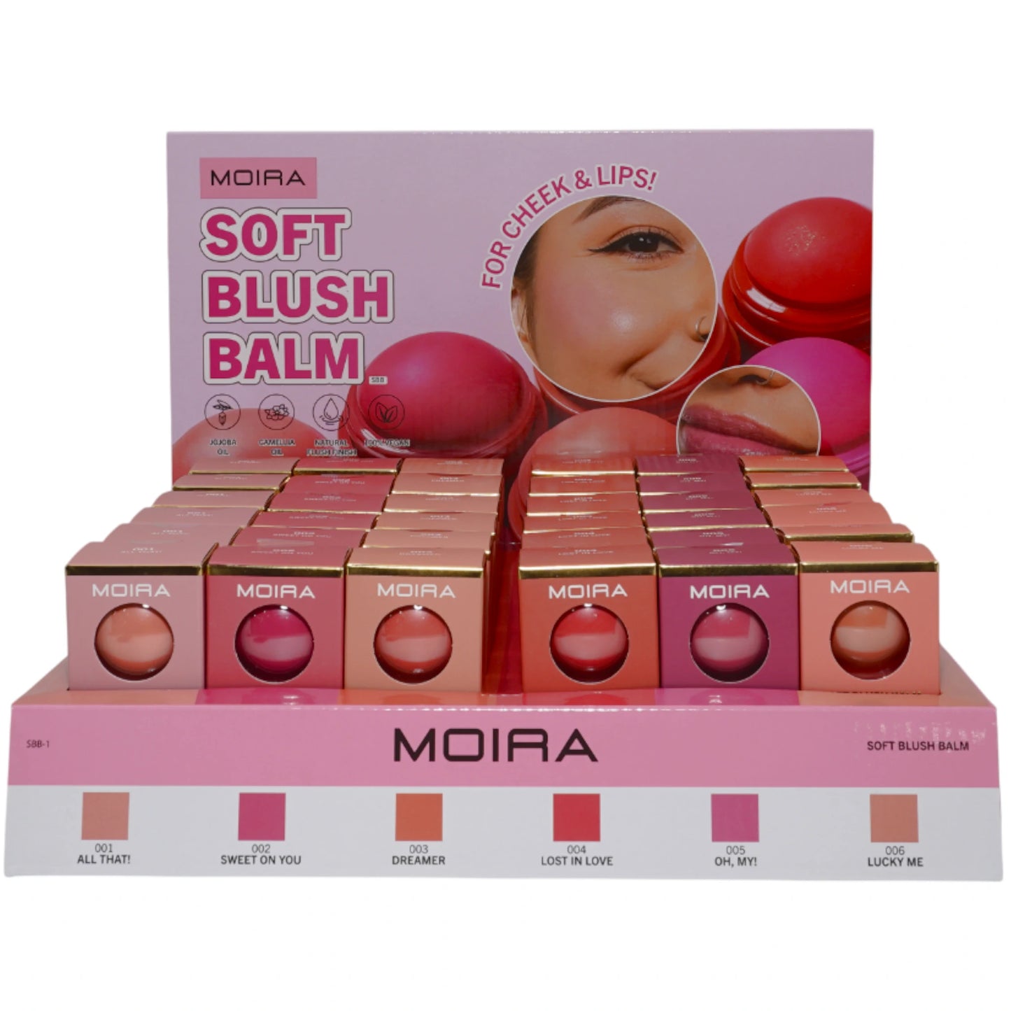 Soft Blush Balm Moira Beauty | Wholesale Makeup