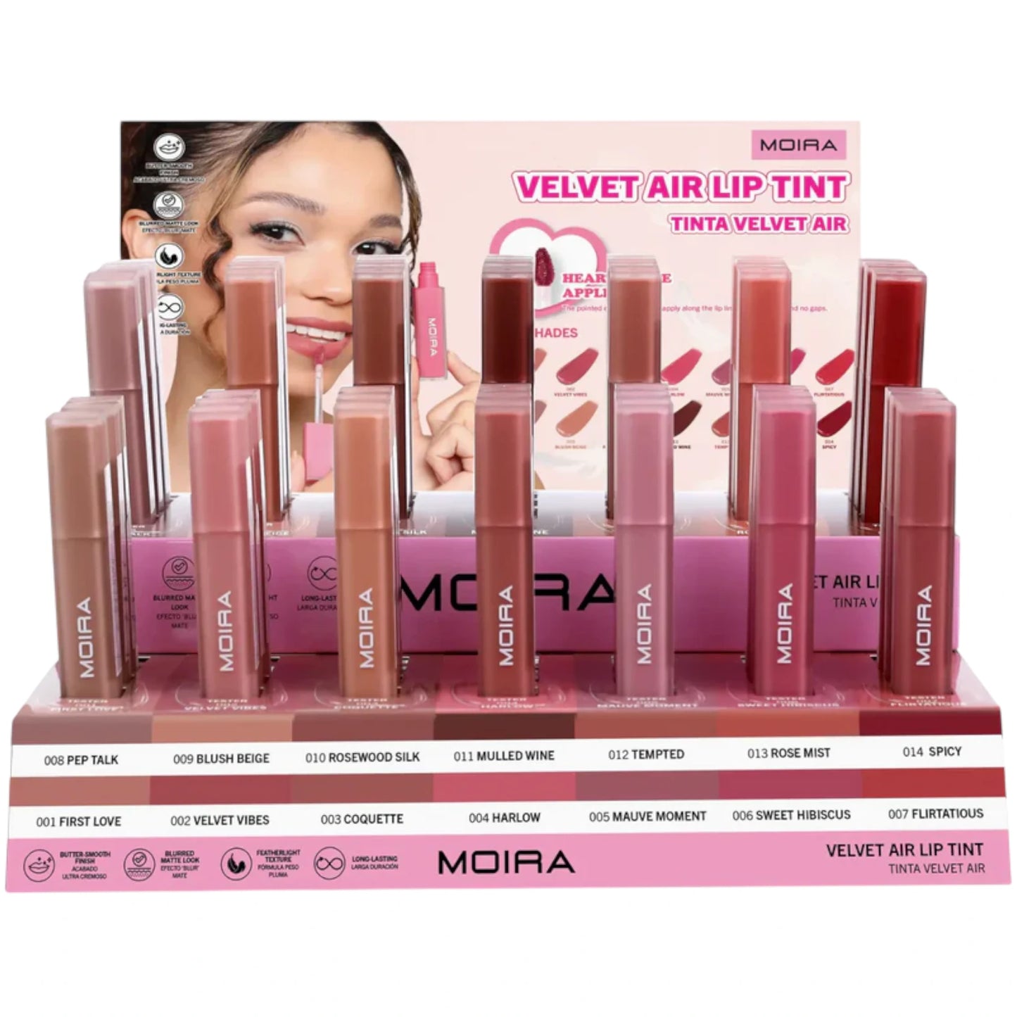 Velvet Air Lip Tint - Moira Beauty | Wholesale Makeup