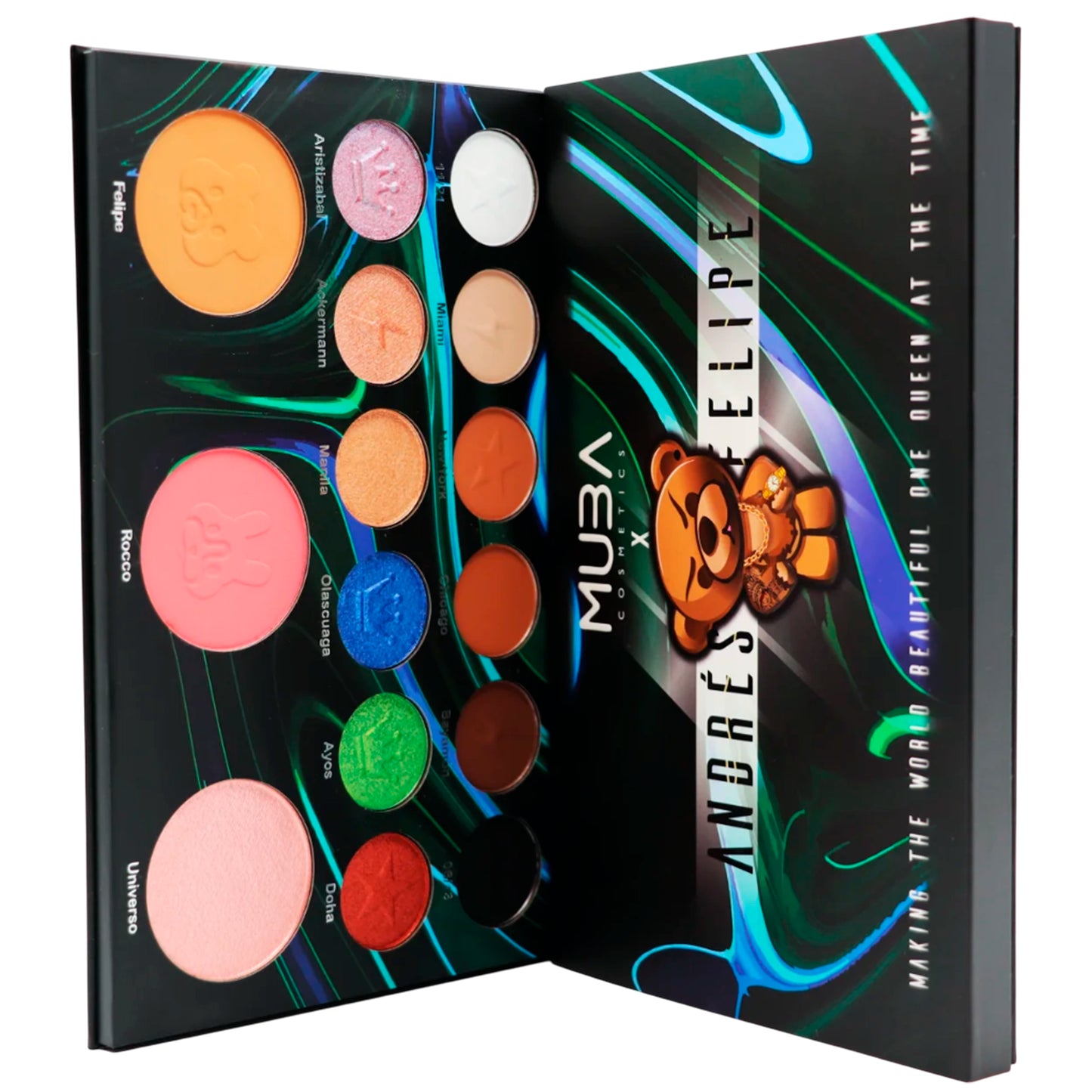 Andres Felipe Eyeshadow Palette - Muba | Wholesale Makeup