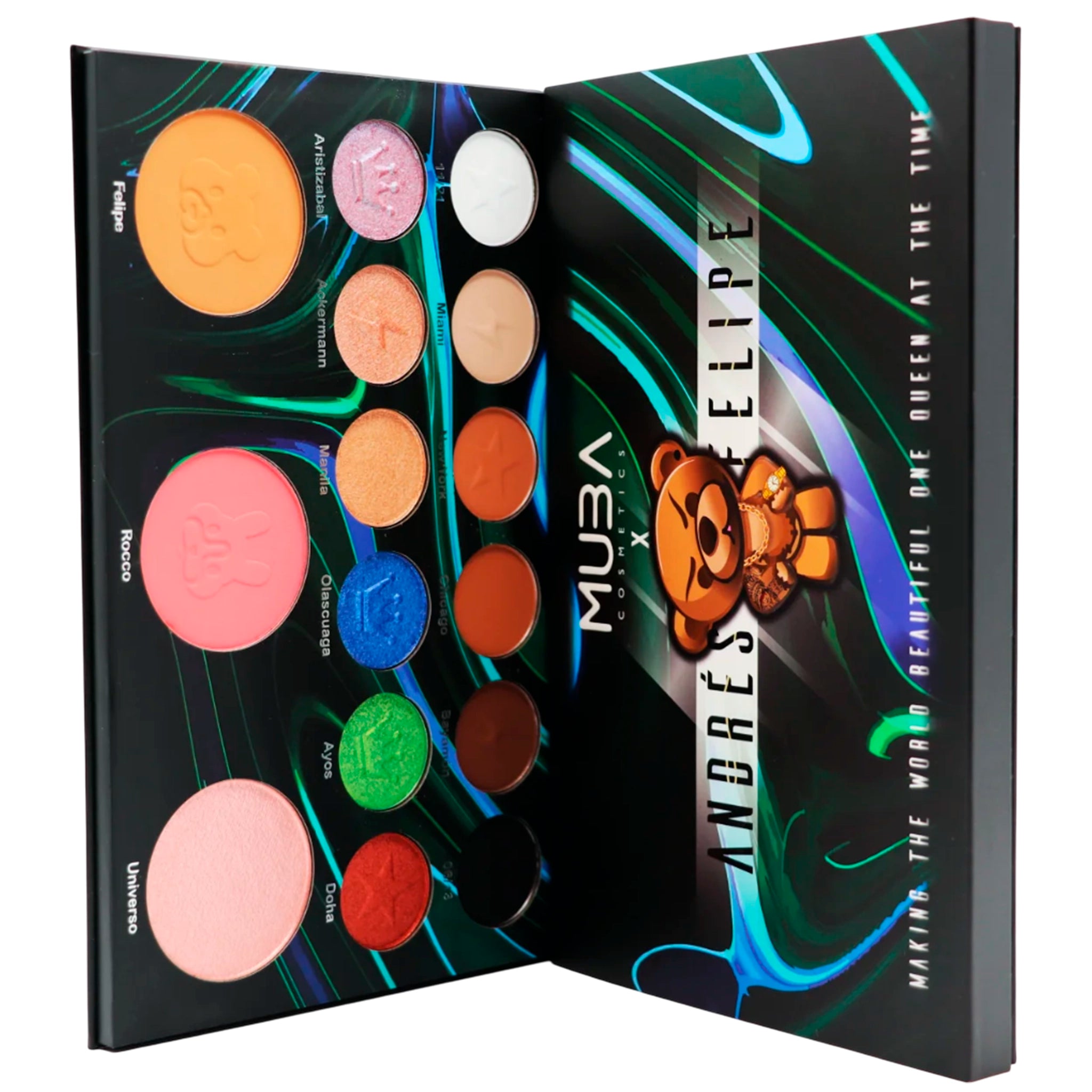 Andres Felipe Eyeshadow Palette - Muba | Wholesale Makeup