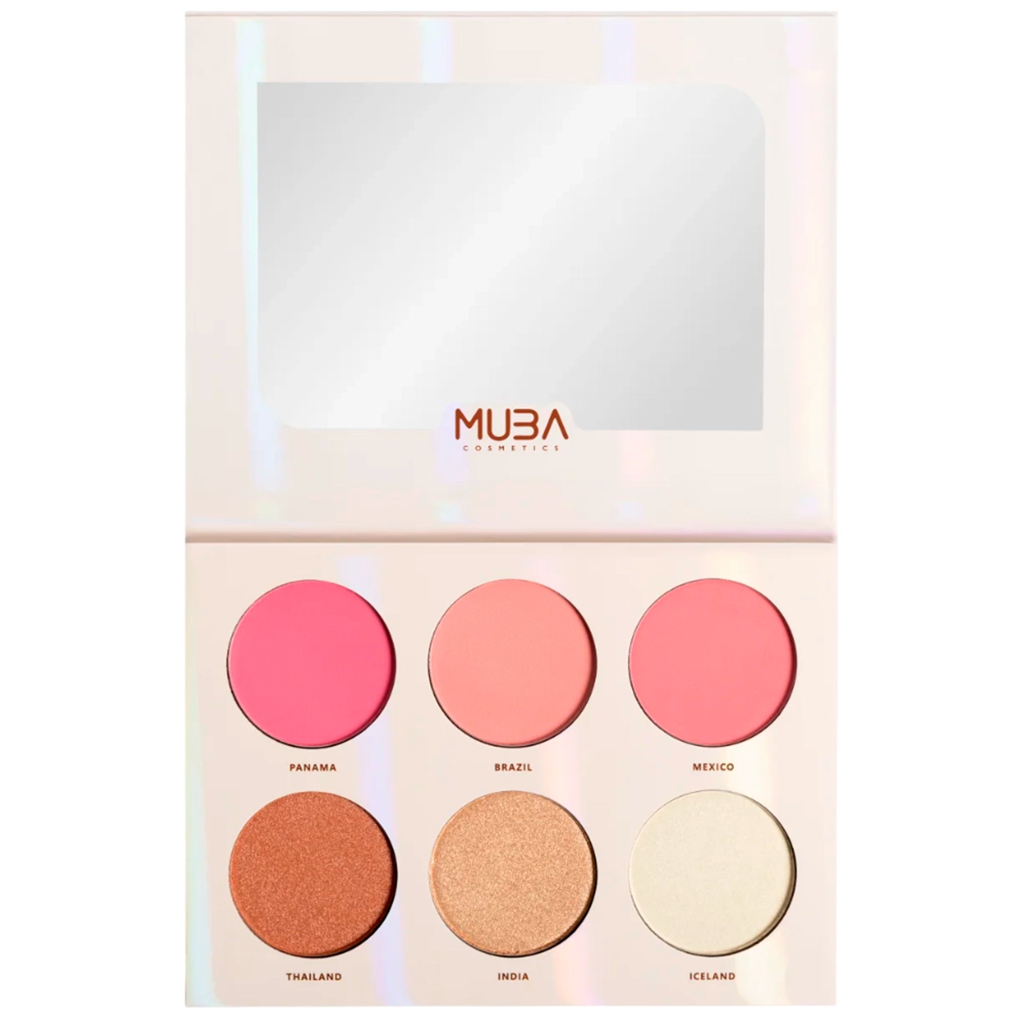 Blush & Highlighter Palette - Muba | Wholesale Makeup