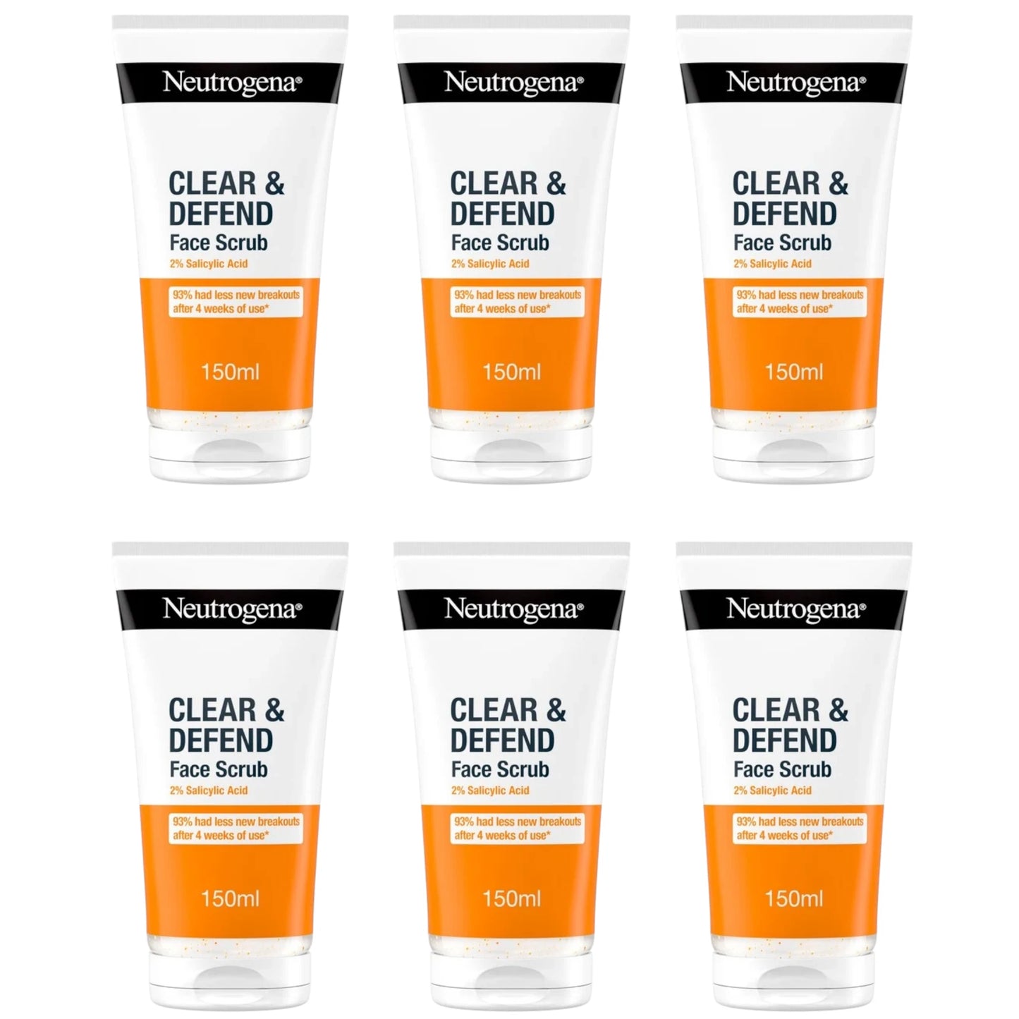 Clear & Defend 150ml Face Scrub - Neutrogena | Wholesale Makeup