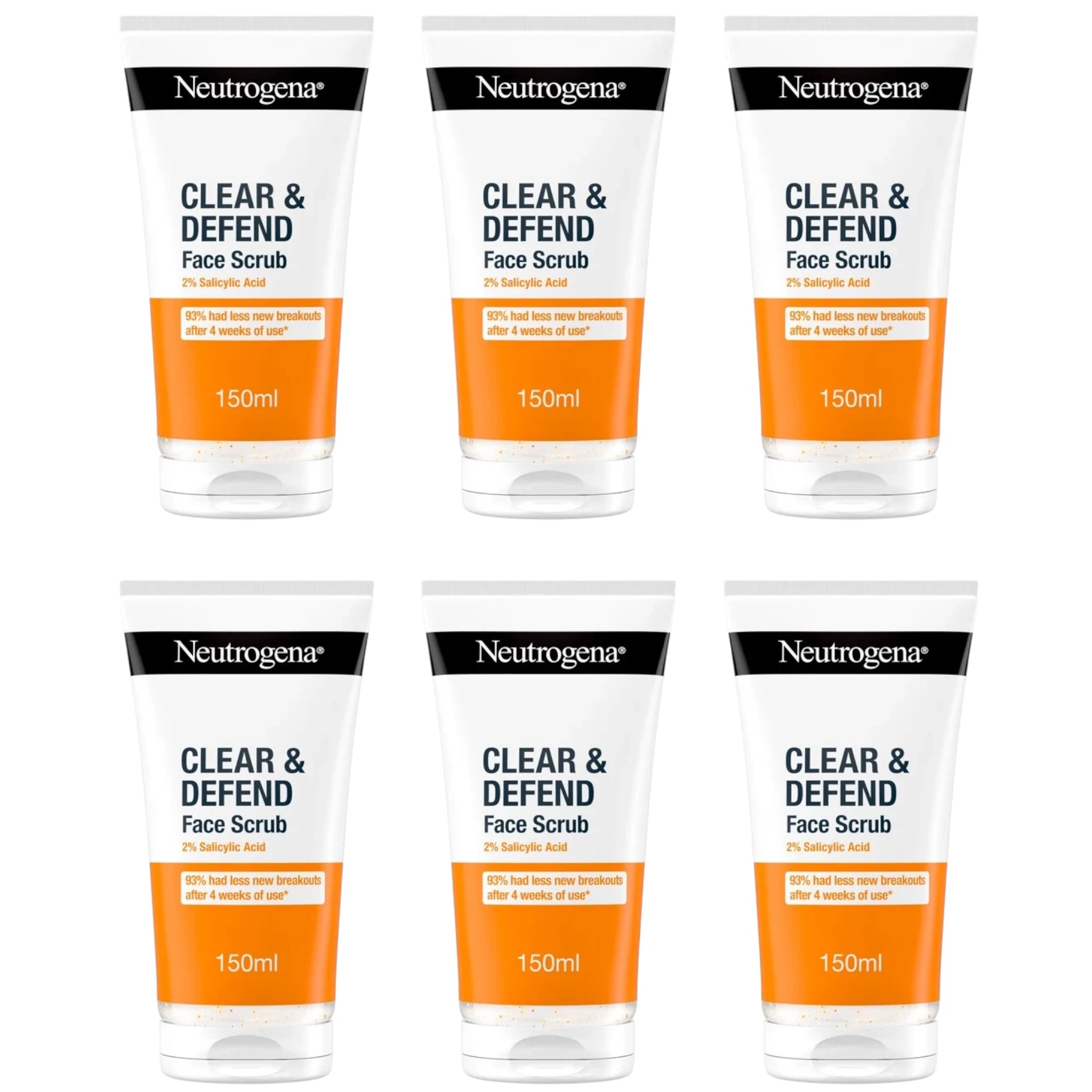 Clear & Defend 150ml Face Scrub - Neutrogena | Wholesale Makeup
