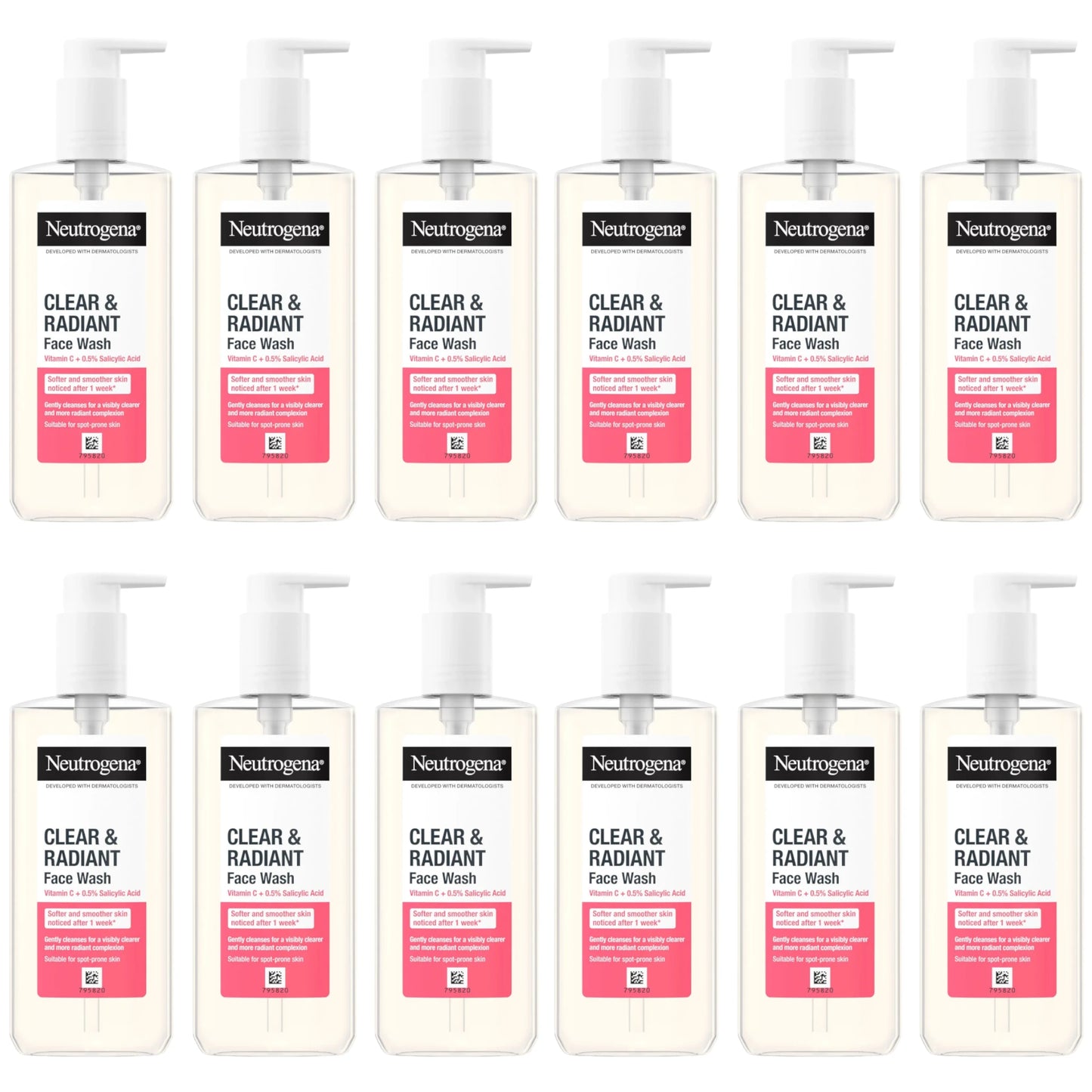 Clear & Radiant 200ml Face Wash - Neutrogena | Wholesale Makeup