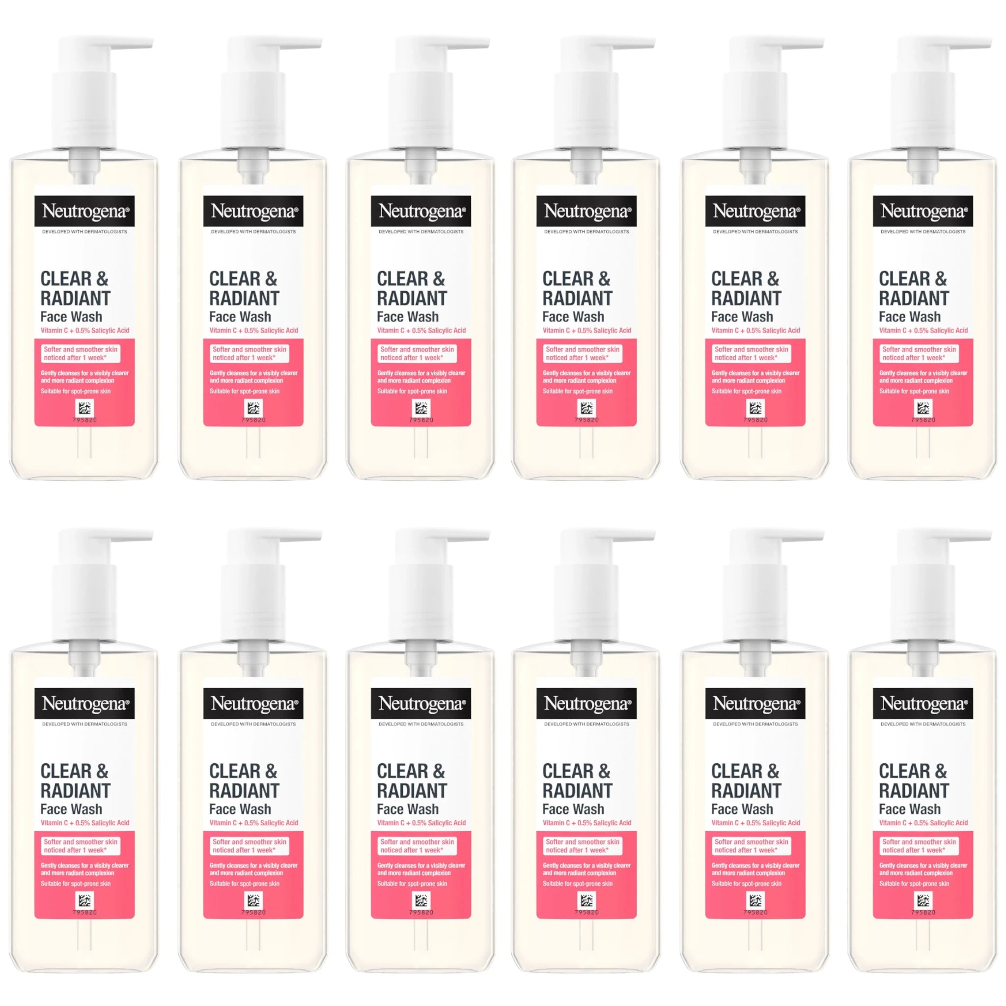 Clear & Radiant 200ml Face Wash - Neutrogena | Wholesale Makeup