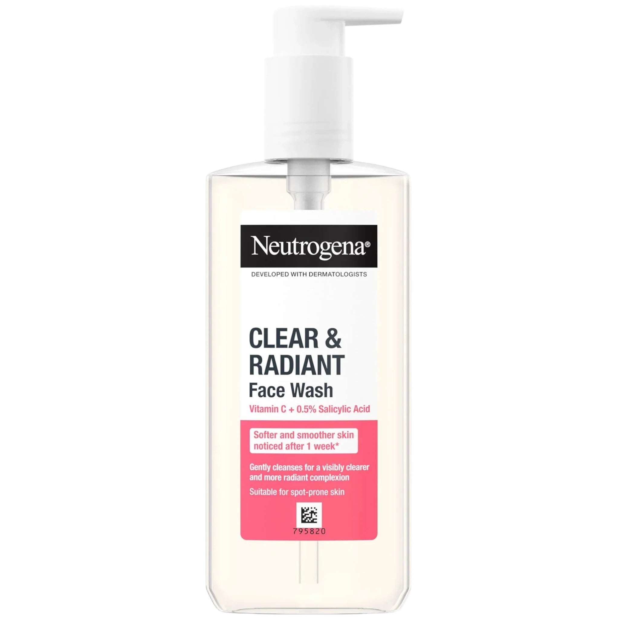 Clear & Radiant 200ml Face Wash - Neutrogena | Wholesale Makeup