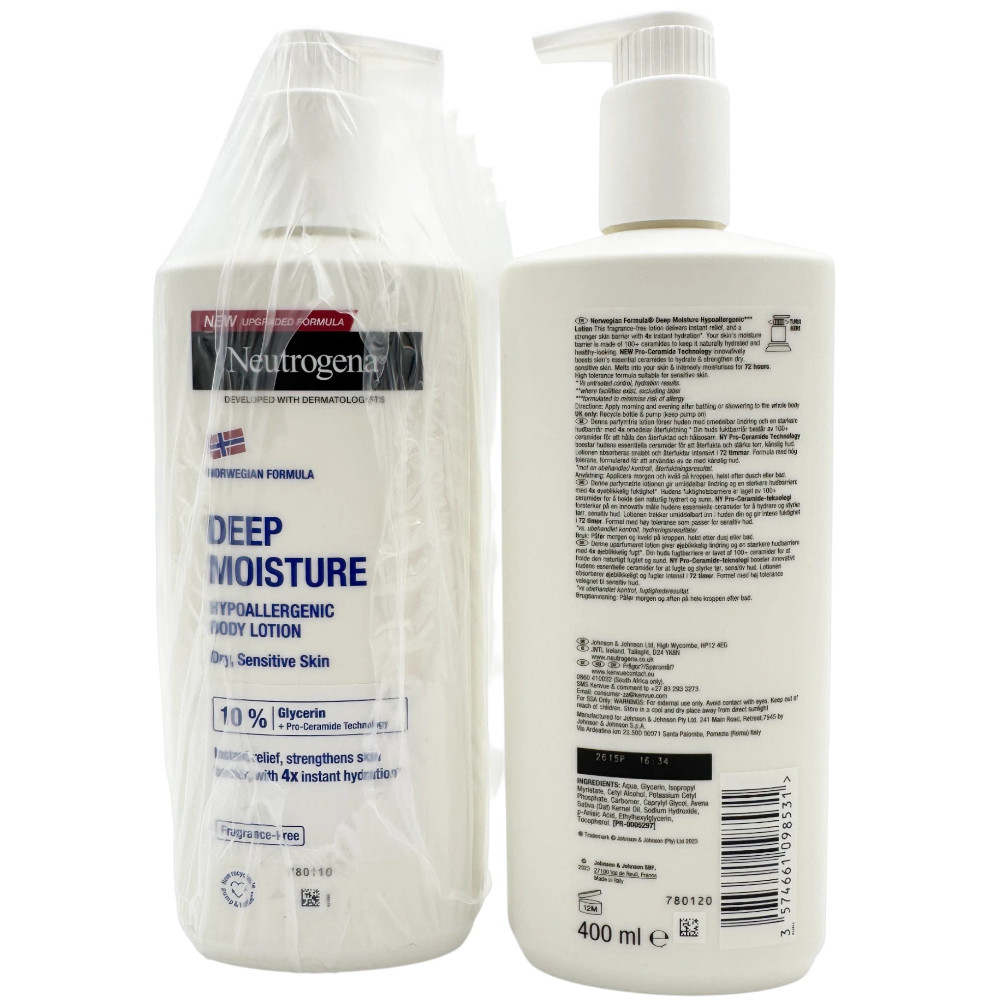 Norwegian Formula 400ml Body Lotion Sensitive Neutrogena | Wholesale Makeup