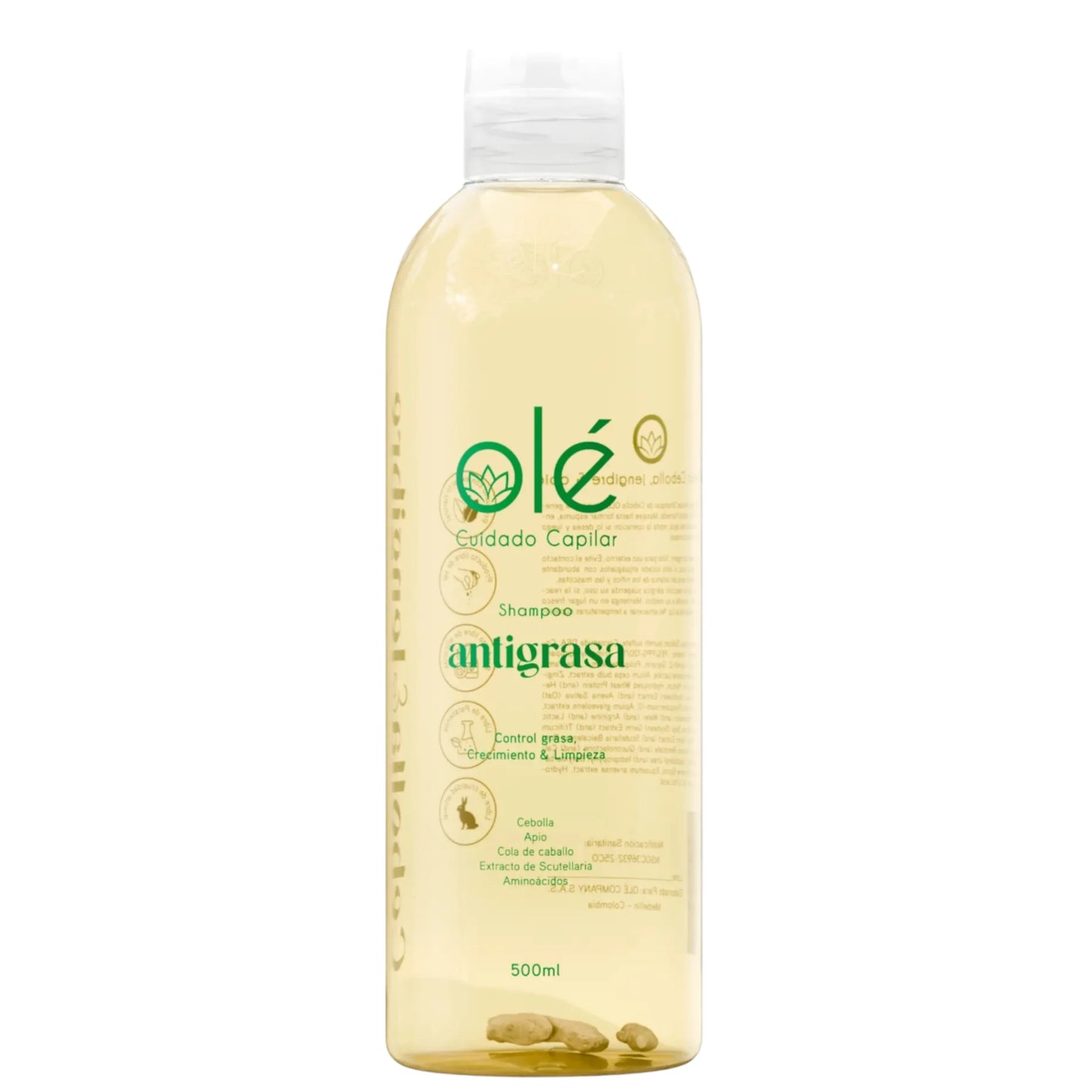 Shampoo Onion And Ginger Oil Control Ole Capilar | Wholesale Makeup