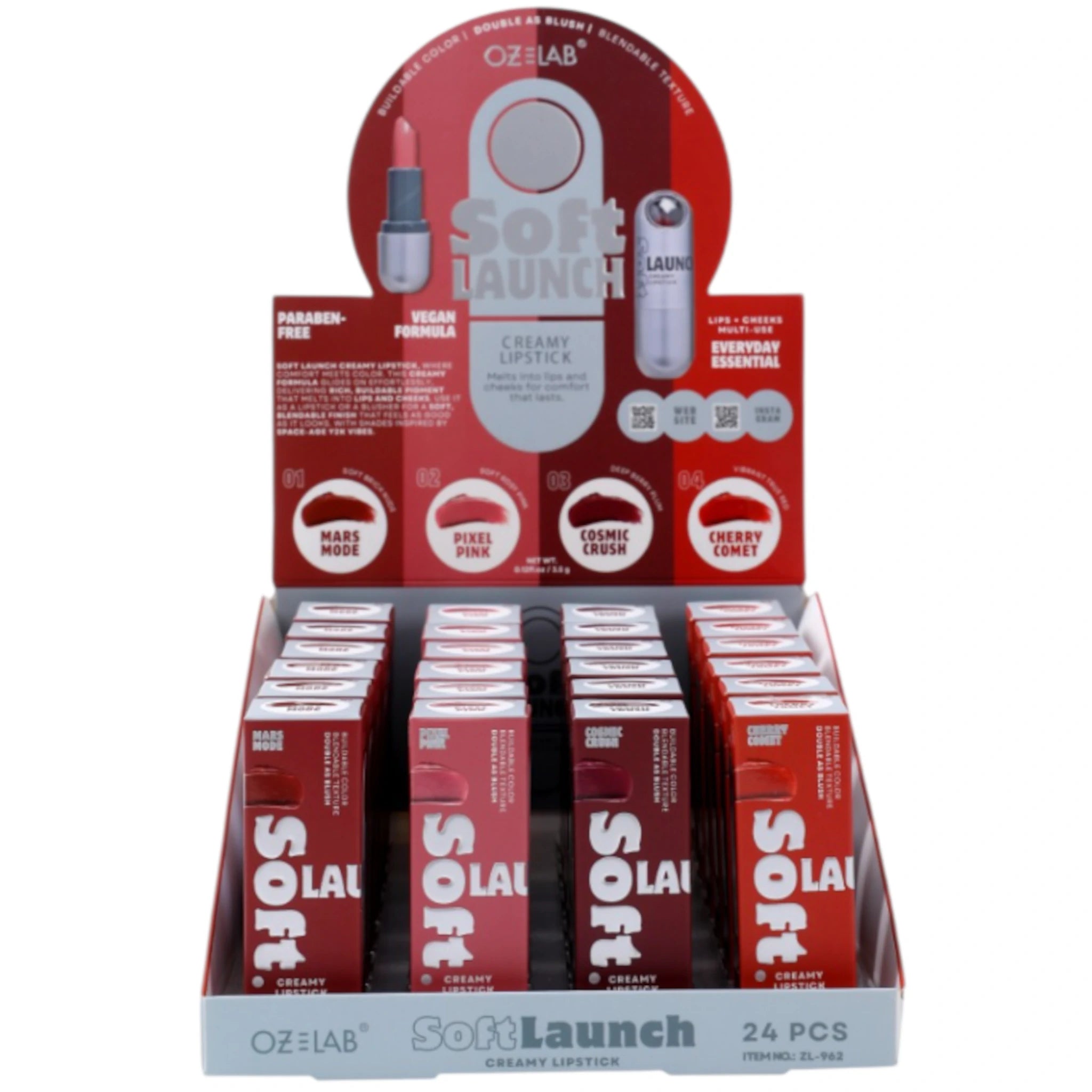 Soft Launch - Creamy Lipstick Oz Lab | Wholesale Makeup