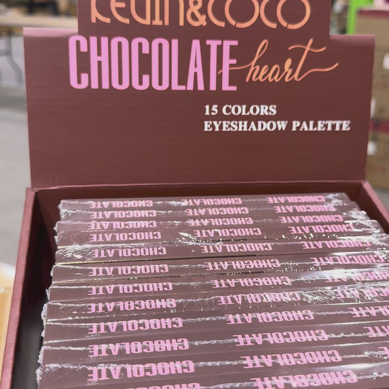 Chocolate Heart Eyeshadow Palette Kevin & Coco | Wholesale Makeup