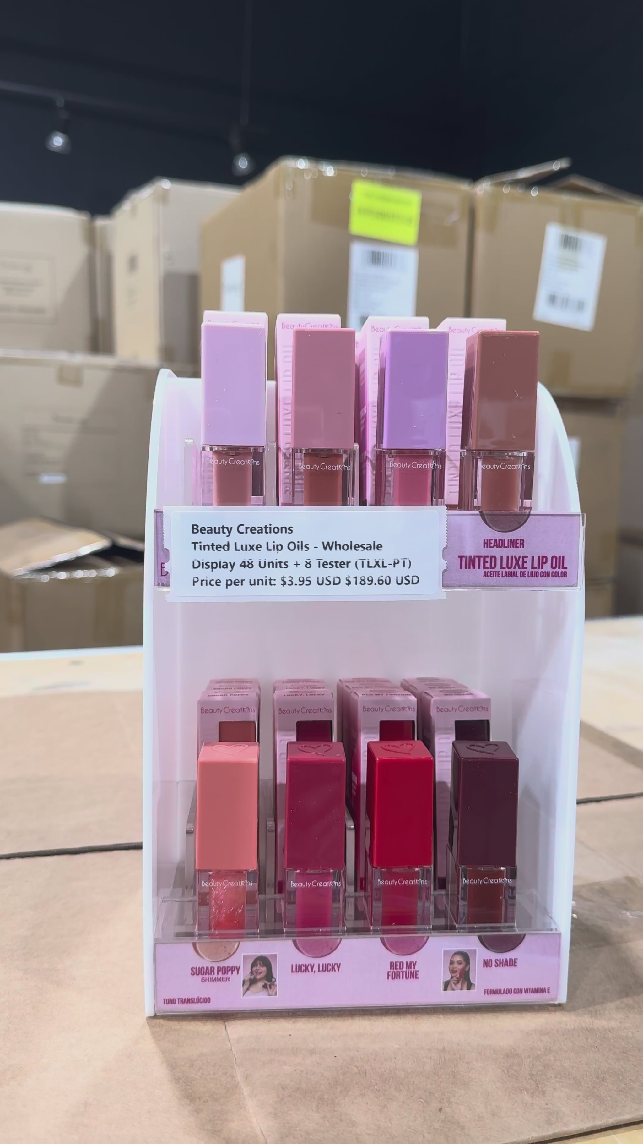 Tinted Luxe Lip Oils - Beauty Creations | Wholesale Makeup