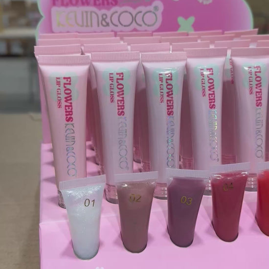 Flowers Lip Gloss - Kevin & Coco | Wholesale Makeup