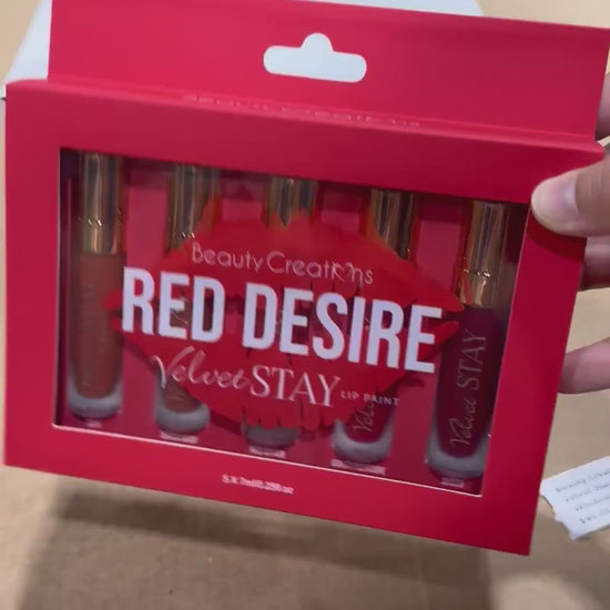 Velvet Stay Lip Paint Red Desire Beauty Creations | Wholesale Makeup