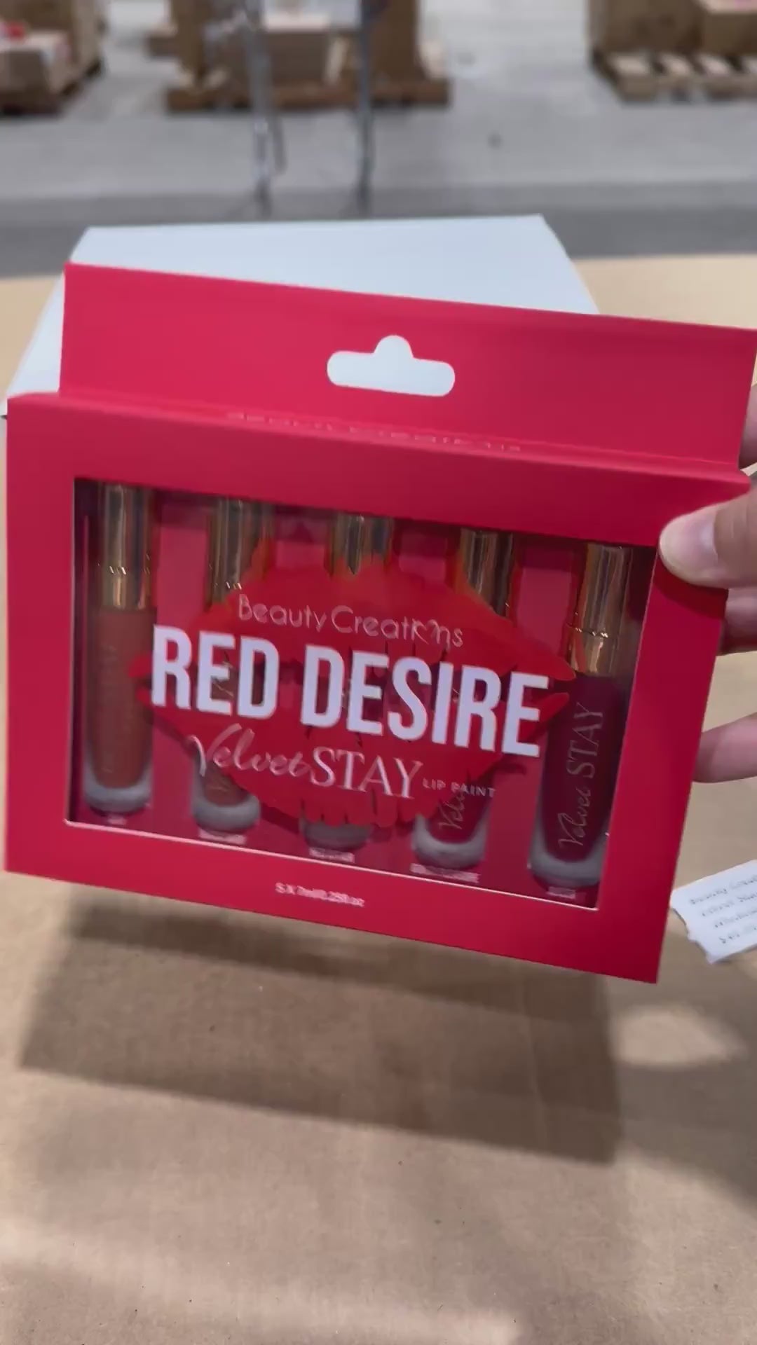 Velvet Stay Lip Paint Red Desire Beauty Creations | Wholesale Makeup