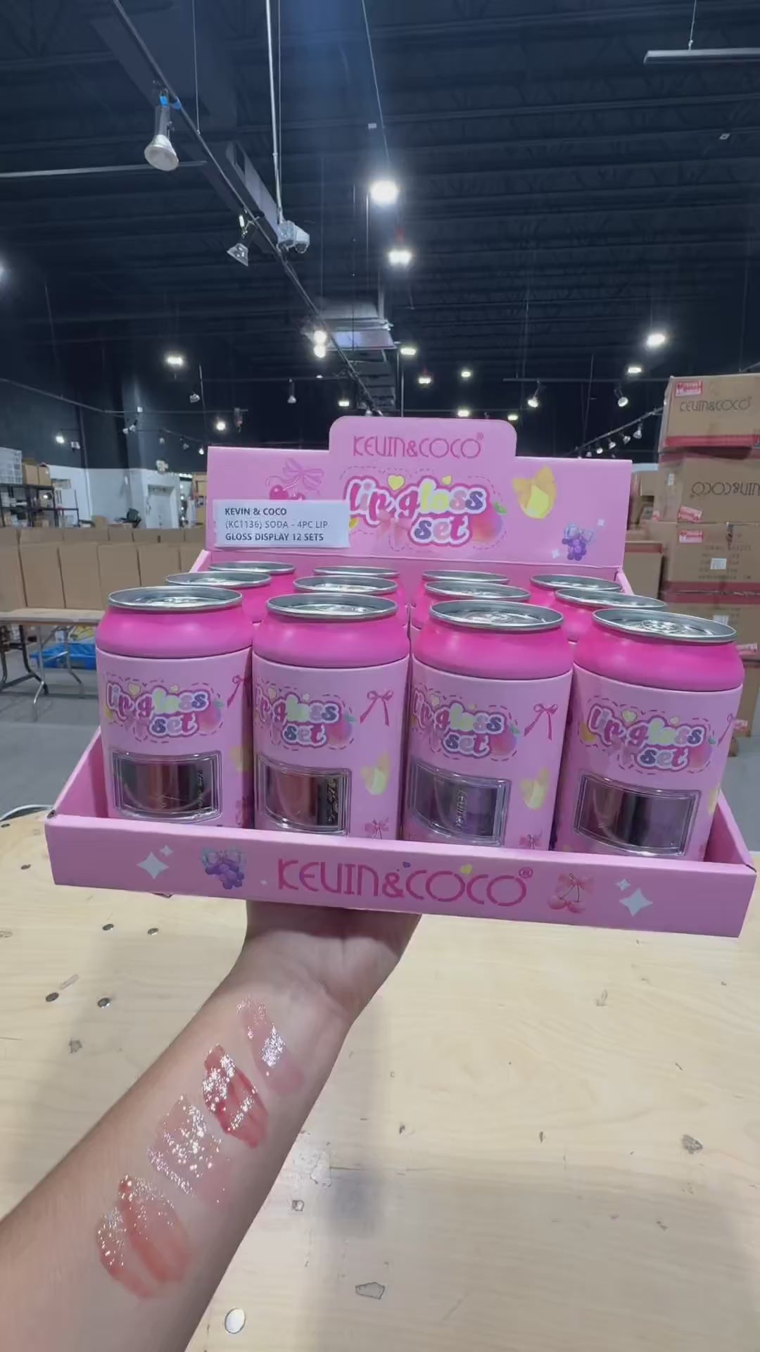 Soda 4pc Lip Gloss - Kevin & Coco | Wholesale Makeup