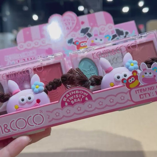 Rainbow Twisty Brai Pink Kevin & Coco | Wholesale Makeup