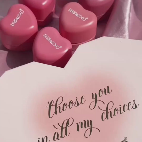 6 Colors Lip Gloss - Blush Cream Set Kevin & Coco | Wholesale Makeup