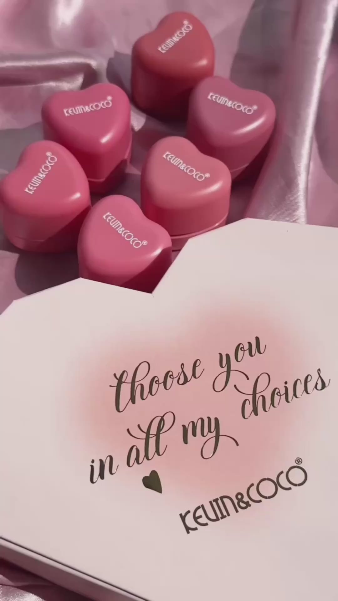 6 Colors Lip Gloss - Blush Cream Set Kevin & Coco | Wholesale Makeup