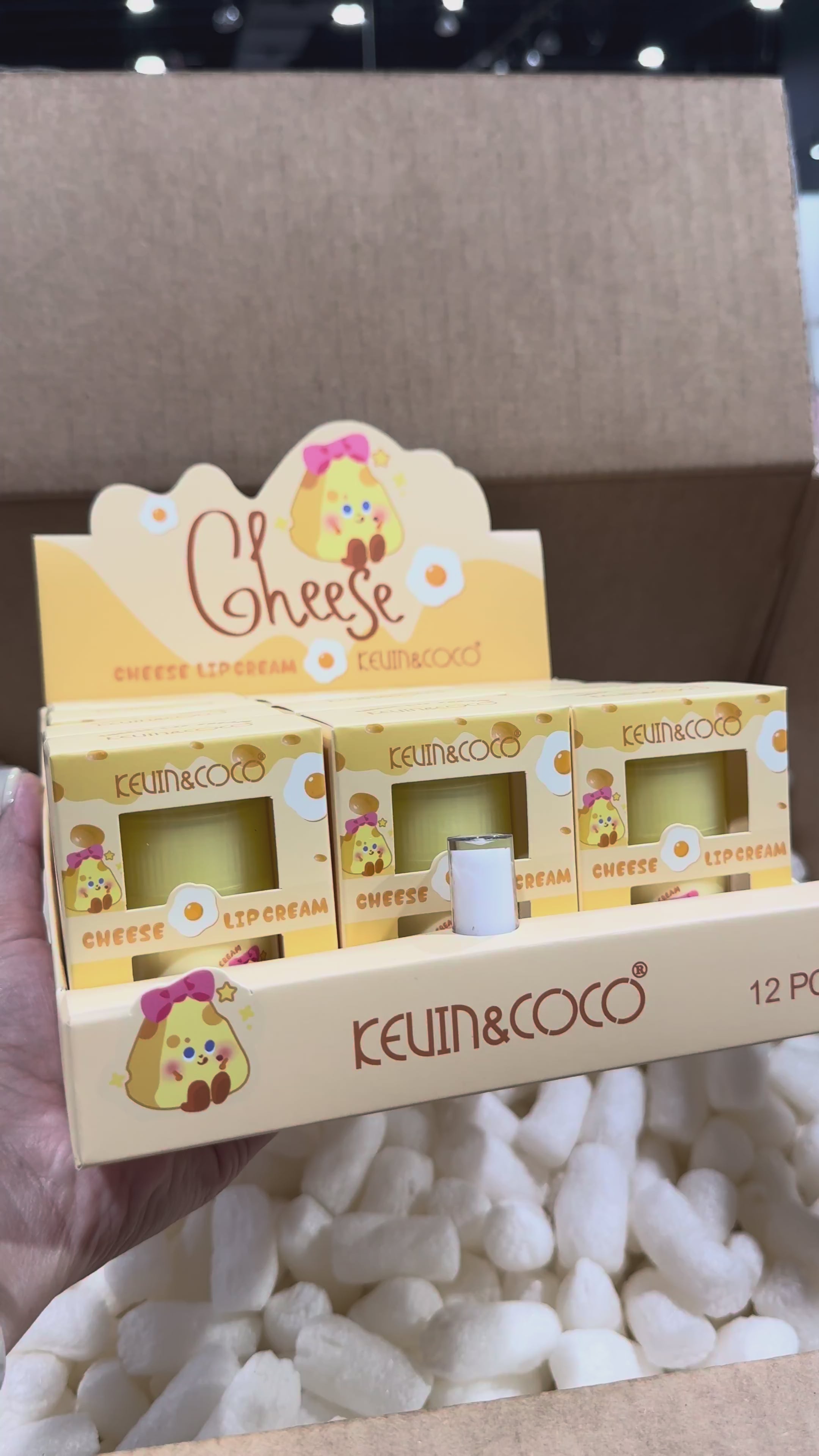 こここセルキスシリーズ2セットパウチ付き＆ケアリング3品パウチ付き Cheese Lip Cream - Kevin & Coco | Wholesale Makeup