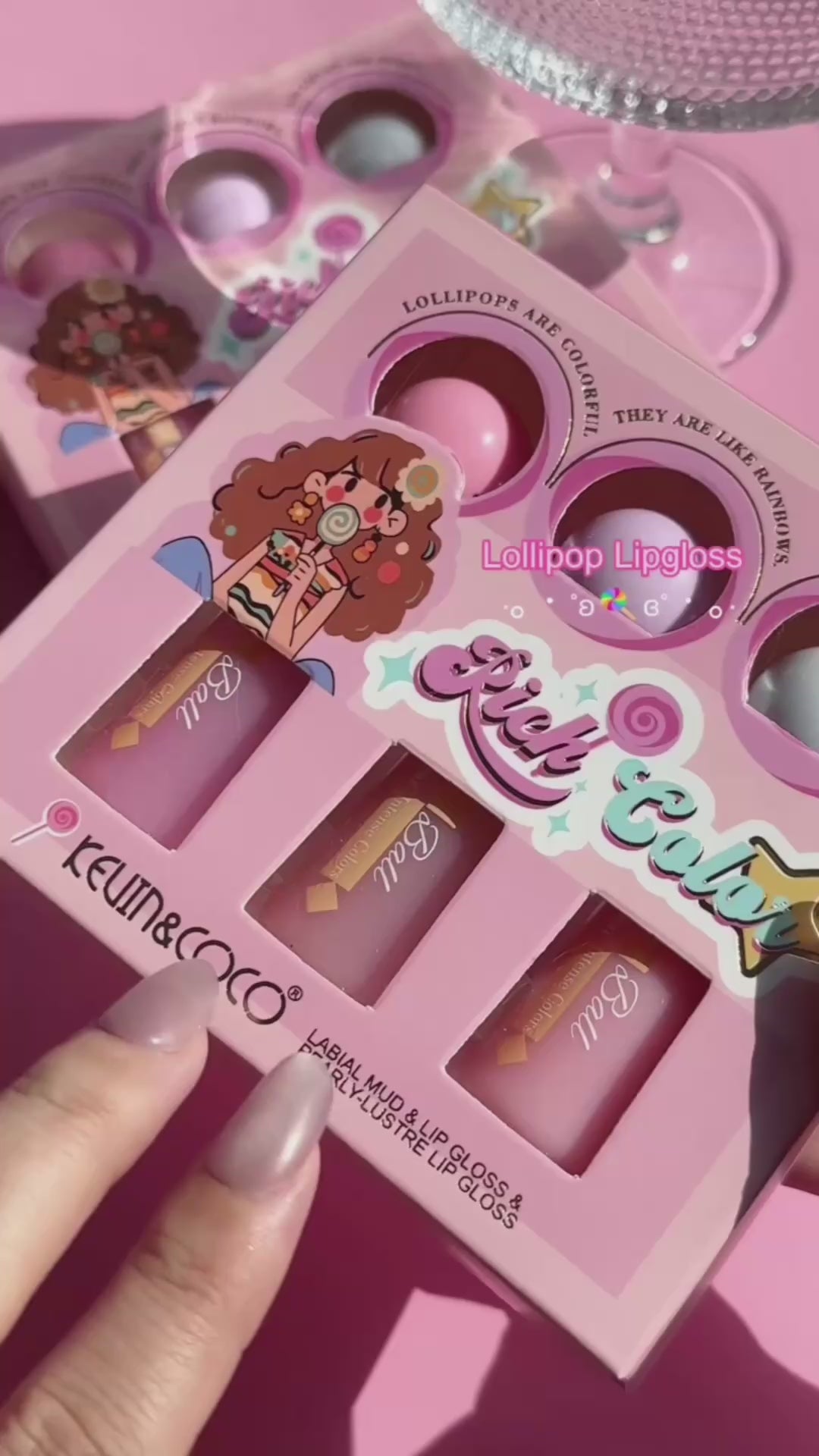 Rich Color Trio Lipgloss Set - Kevin & Coco | Wholesale Makeup