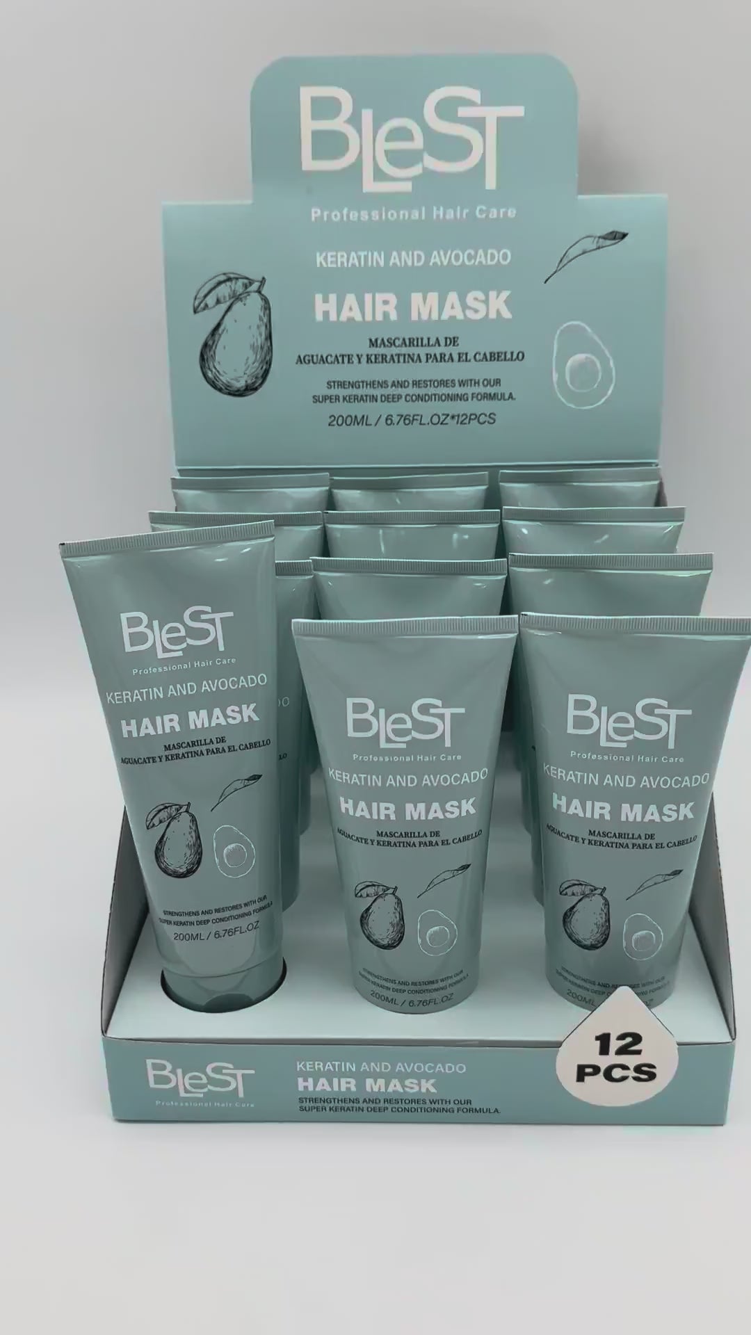 Keratin And Avocado Hair Mask - Blest | Wholesale Makeup