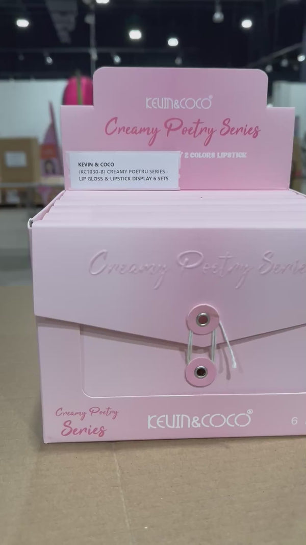 Creamy Poetry Lip Gloss & Lipstick Kevin & Coco | Wholesale Makeup