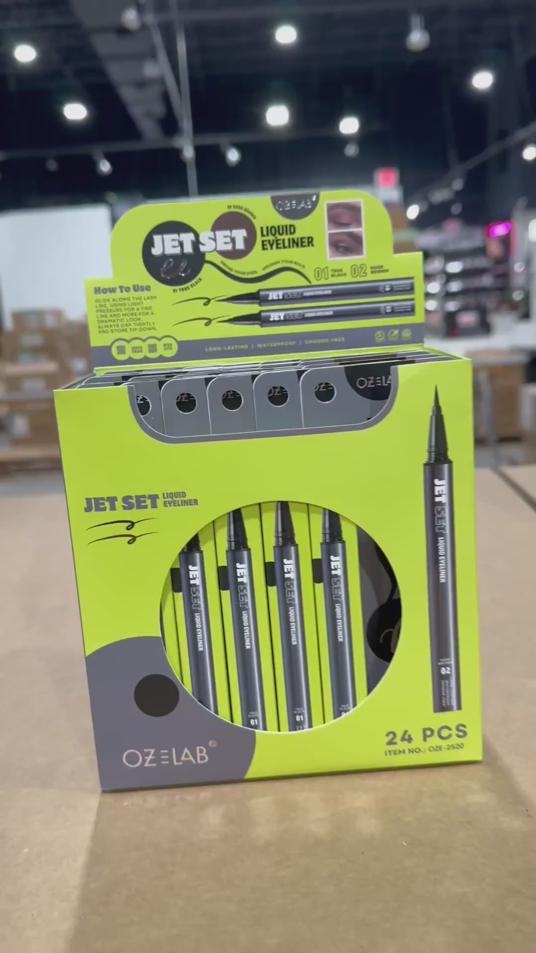 Jet Set Liquid Eyeliner - Oz Lab | Wholesale Makeup