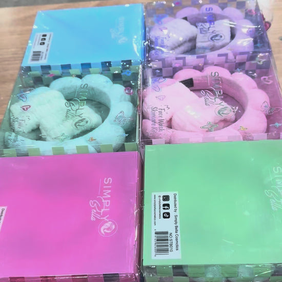 Spa Headband And Wristband Sets - Simply Bella | Wholesale Makeup
