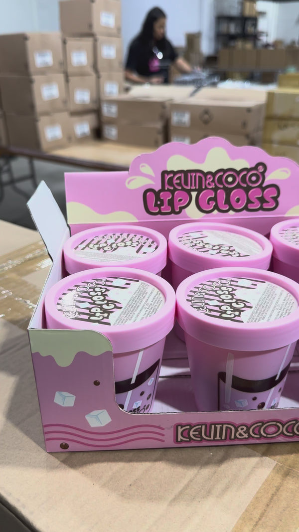 Lip Gloss 6 Piece Kit - Kevin & Coco | Wholesale Makeup