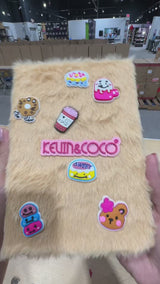 Kevin & Coco 42 Colors Face Palette Brown Fuzzy - Wholesale Display 6 Units (KC1054)