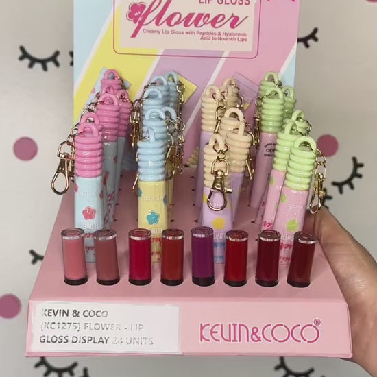 Flower Lip Gloss - Kevin & Coco | Wholesale Makeup