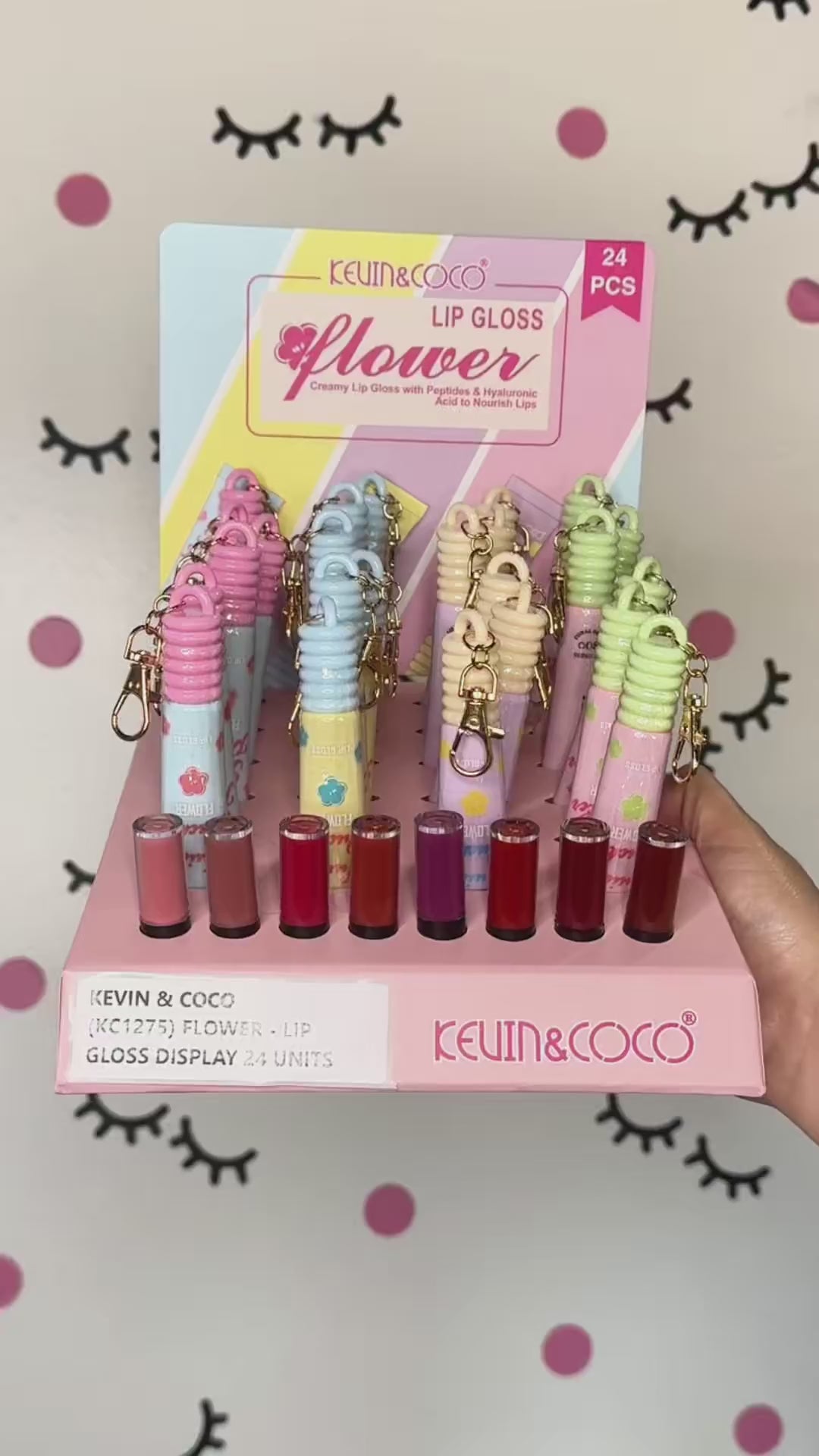 Flower Lip Gloss - Kevin & Coco | Wholesale Makeup