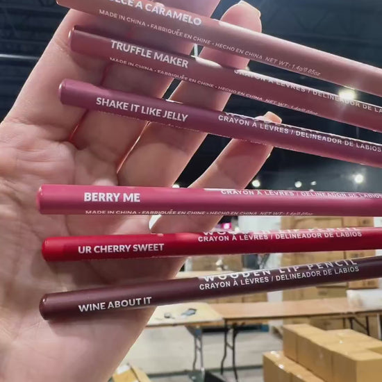 Wooden Lip Pencil Wine - Beauty Creations | Wholesale Makeup