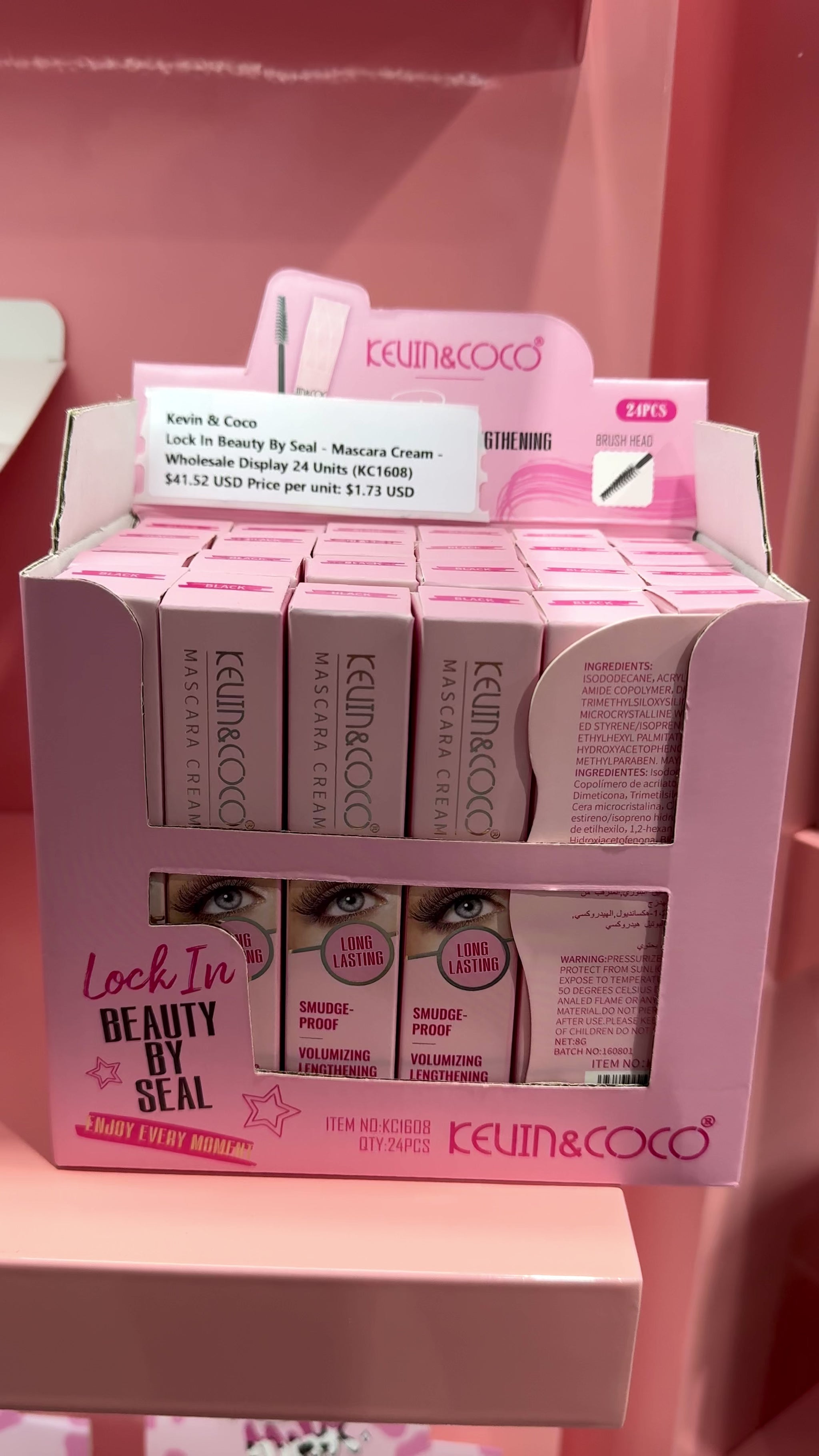 Lock In Beauty By Seal - Mascara Cream Kevin & Coco | Wholesale Makeup