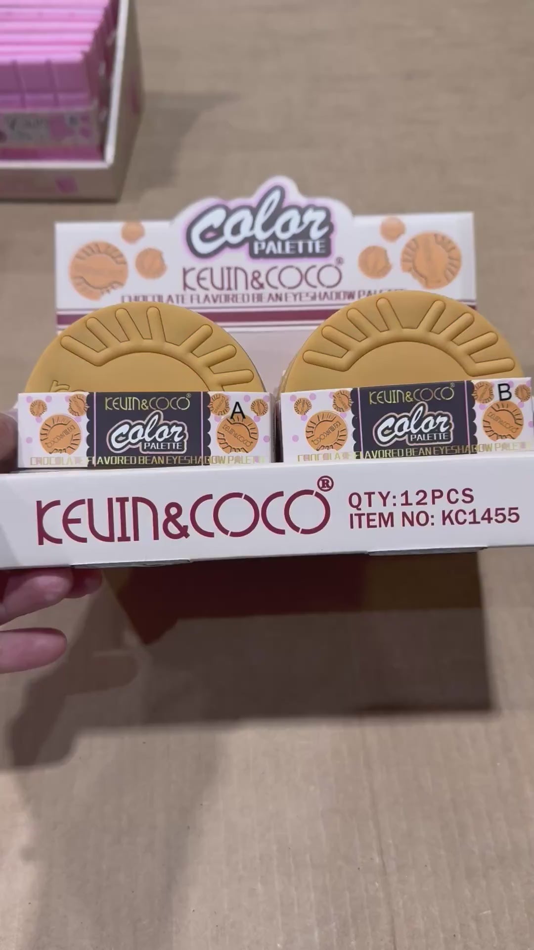 Chocolate Flavored Bean Eyeshadow Kevin & Coco | Wholesale Makeup