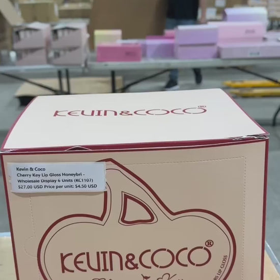 Cherry Key Lip Gloss Honeybri - Kevin & Coco | Wholesale Makeup