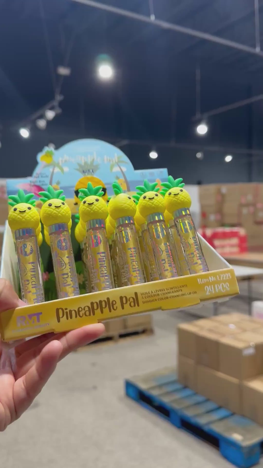 Pineapple Pal Shimmer Lip Oil Romantic Beauty | Wholesale Makeup