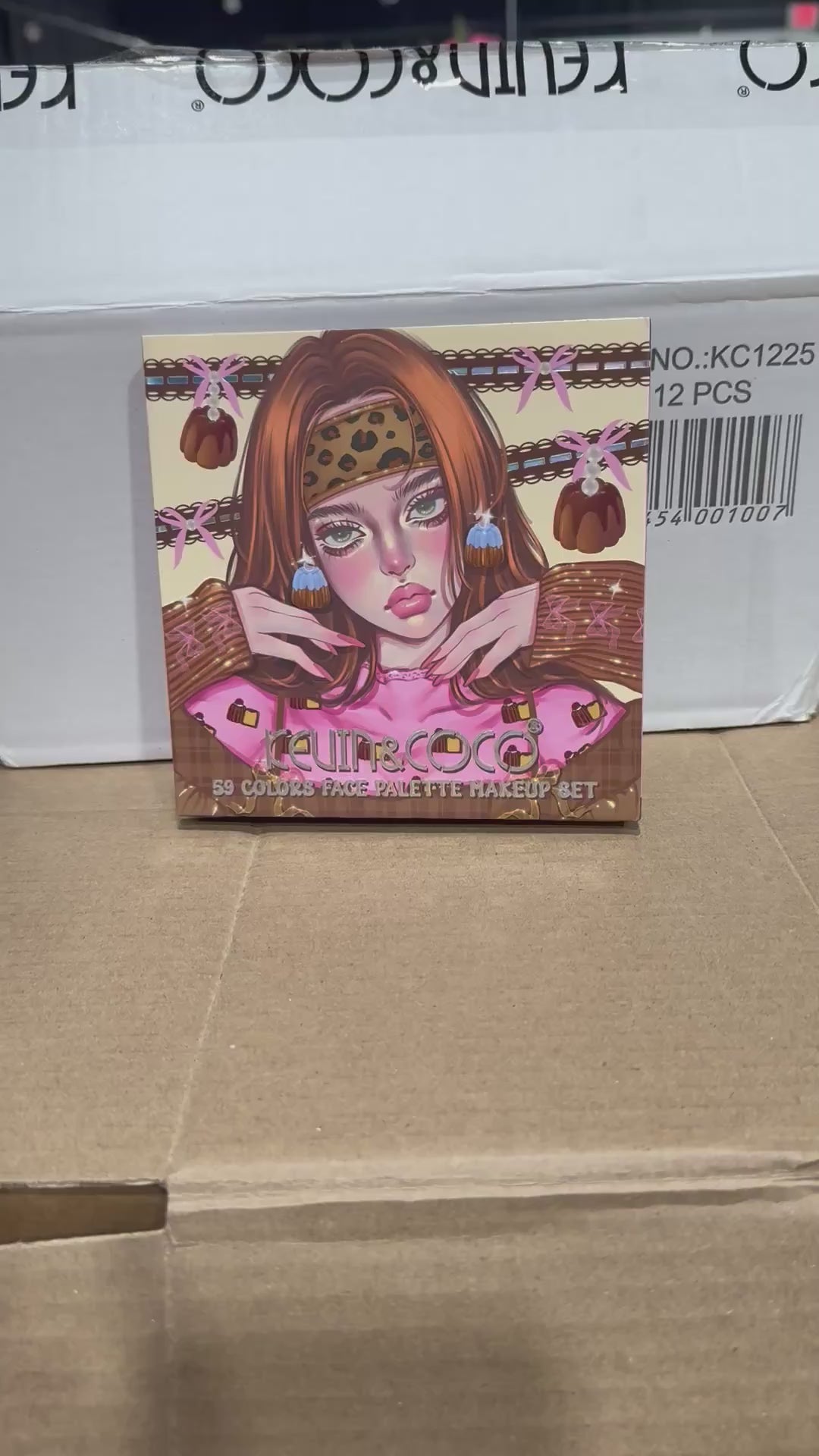 59 Colors Face Palette Makeup Kevin & Coco | Wholesale Makeup