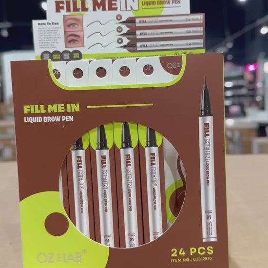 Fill Me In Liquid Brow Pen - Oz Lab | Wholesale Makeup